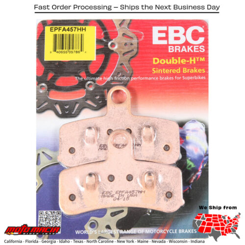 Brake Pads Epfa457hh Extreme Pro Harley-Davidson Fxstb Softail N more