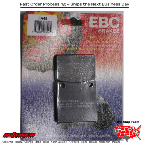 Brake Pads Honda Cb650 1979-1981 Cb750c Custom 1980-1981 Cb750k