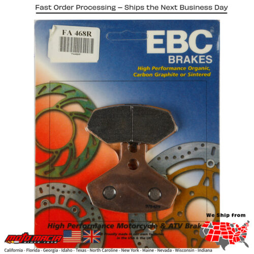 Brake Pads Honda Crf250l 2013-2016 Can-Am Ds 450 2008-2015 Xm