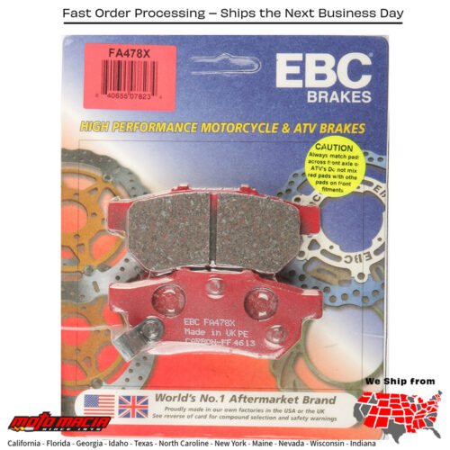 Brake Pads Honda Muv700 Big Red 2009-2012