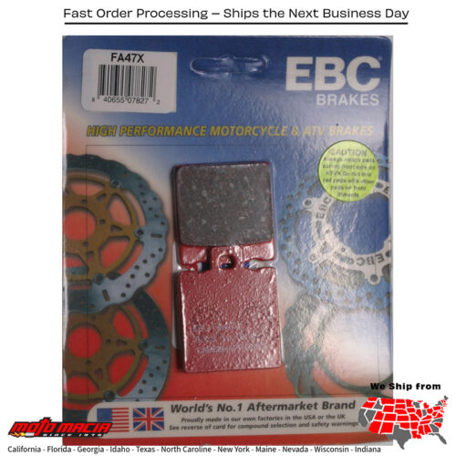 Brake Pads Atk 350 Cc 1992-1992 250 Cc 406 Cc