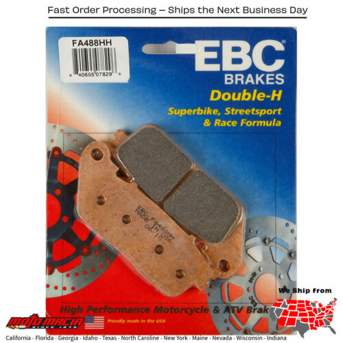 Brake Pads Honda Vfr800f Interceptor 2014-2015 Vfr800fd D more