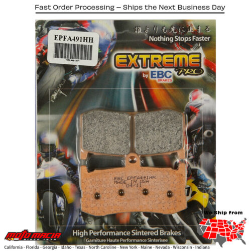 Extreme Pro Brake Pads Triumph Daytona 675 2009-2015