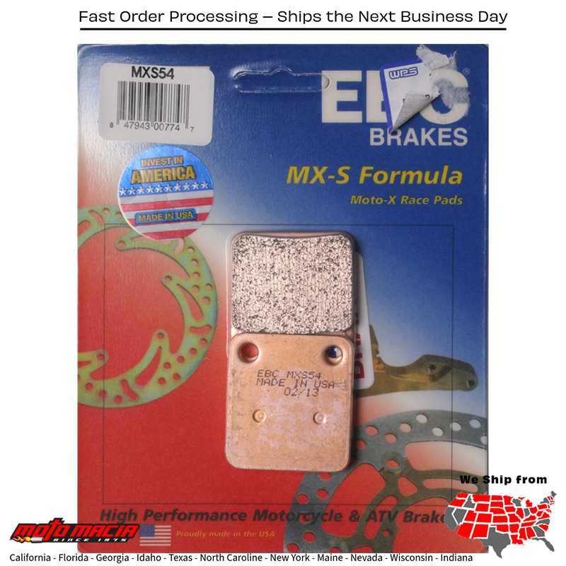 Brake Pads Suzuki Dr200s 2015-2020 Kawasaki Z125 Pro 2017-2017 Yamaha Yfm12