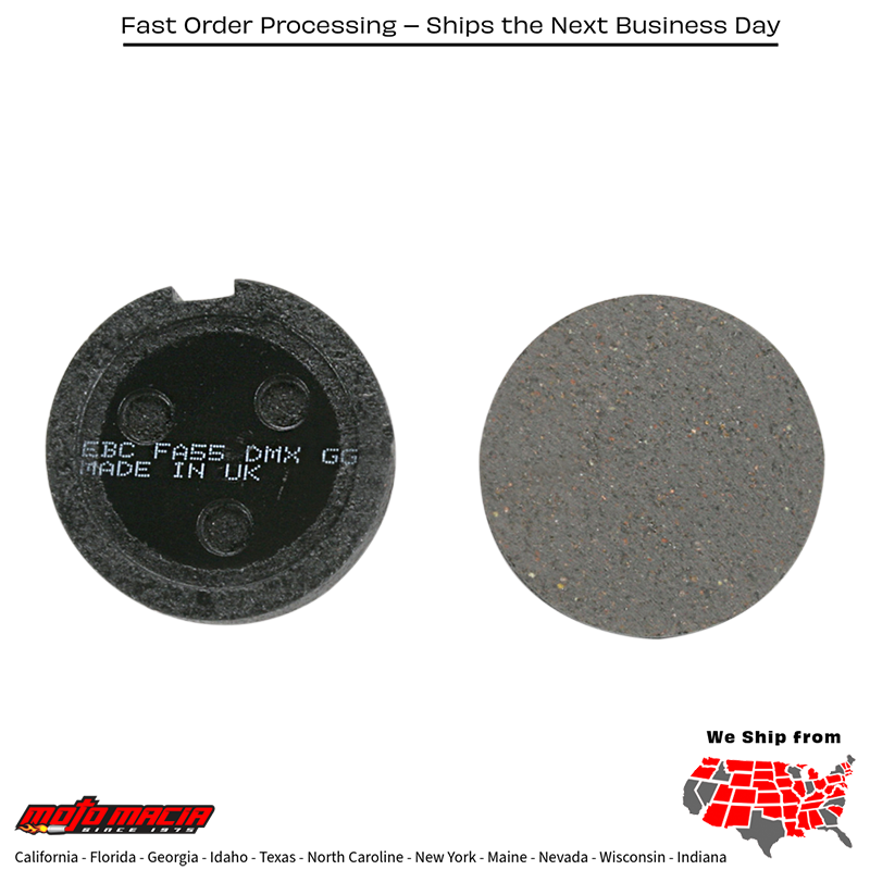 Brake Pads Kawasaki Kz900/Z1 1973-1975 H1 Mach Iii Kawas - Image 2
