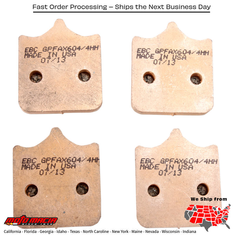 Brake Pads Gpfax604/4hh Sintered Race Only Bmw S1000rr 2010-2017 - Image 2