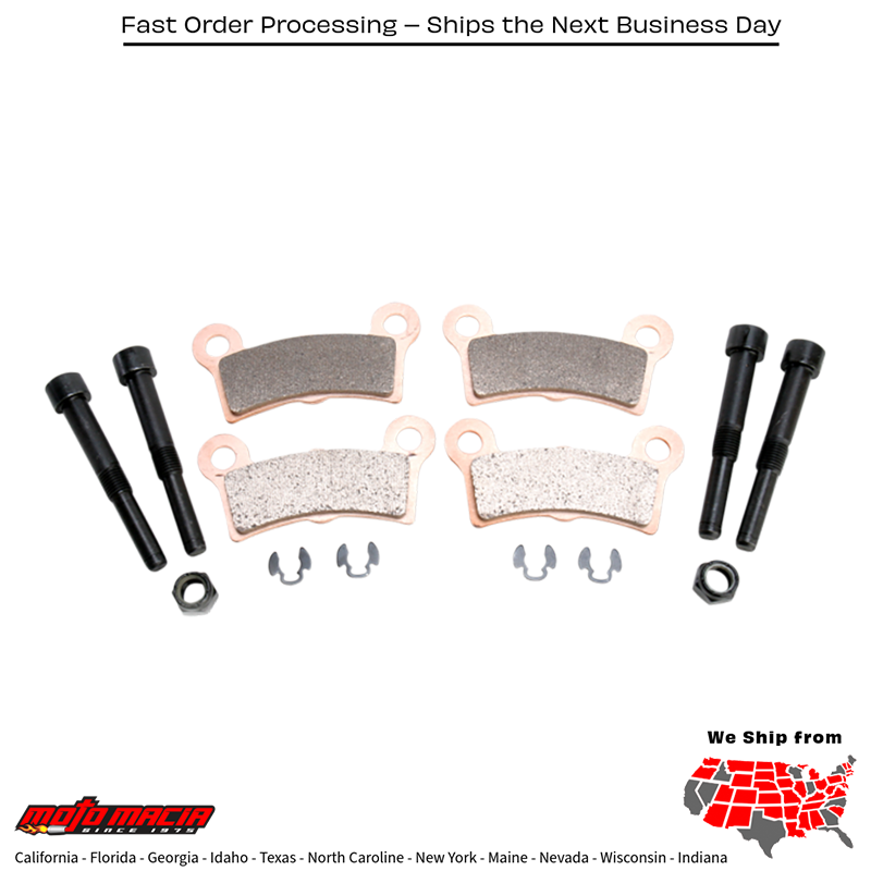 Brake Pads Fa605/4hh Double-H Sintered Harley-Davidson Flhtcutg Tri Glide U - Image 2