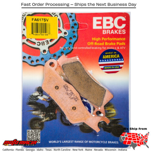 Brake Pads Fa617sv Severe Duty Sv Series Can-Am Outlander 450 L [Irs] 2015-