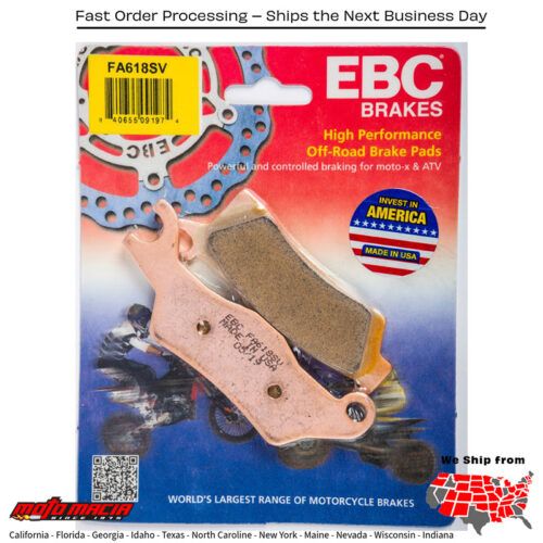 Brake Pads Fa618sv Severe Duty Sv Series Can-Am Renegade 500 [Irs] 2012-201