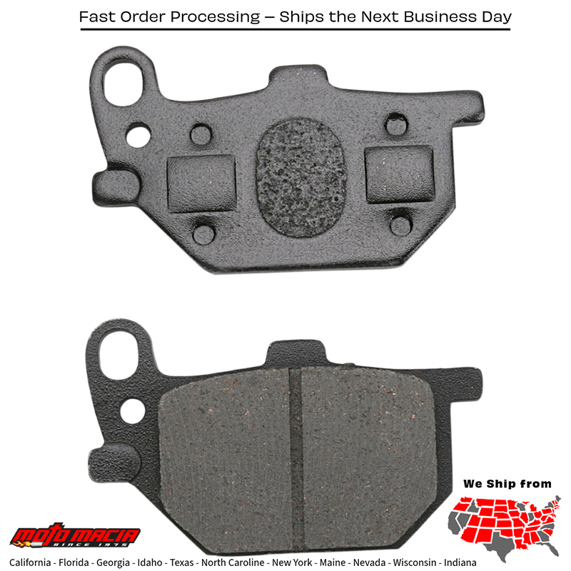 Brake Pads Fa61 Organic Yamaha Xv750 Virago 1981-1983 Xj650 Maxim 19 more - Image 2