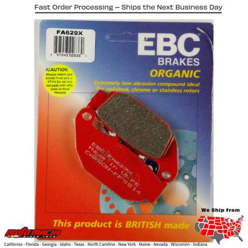 Brake Pads Fa629x Carbon X Series Honda Crf250l 2013-2020 Msx125 Grom