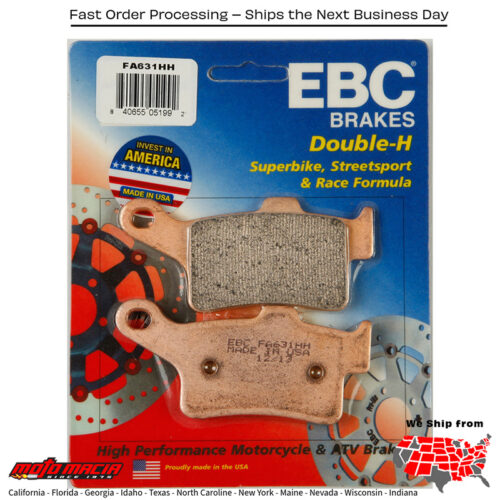 Brake Pads Fa631hh Double-H Sintered Can-Am Spyder F3 2015-2016