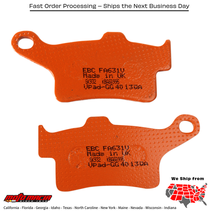 Brake Pads Fa631v Semi-Sintered V Series Can-Am Spyder F3 2015-2016 - Image 3