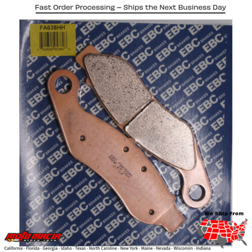 Brake Pads Fa638hh Double-H Sintered Harley Davidson Flrt Freewheeler 2015- more