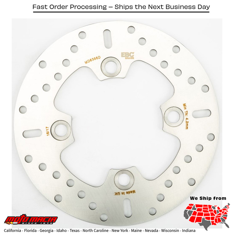 Standard Rotor Kawasaki Kaf 820 Mule Pro-Fxt Eps 2015-2017