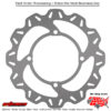 Cx Extreme Brake Rotor Rear Kawasaki Kx250f 2020-2020 Kx450f 2019-2022
