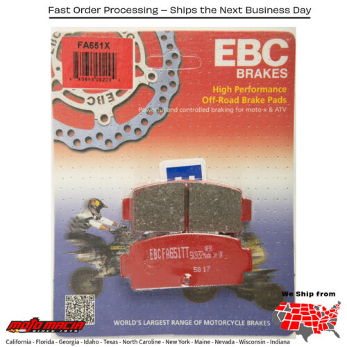 Brake Pads Fa651x Carbon X Series CF-Moto CForce 400 2017-2019 for more