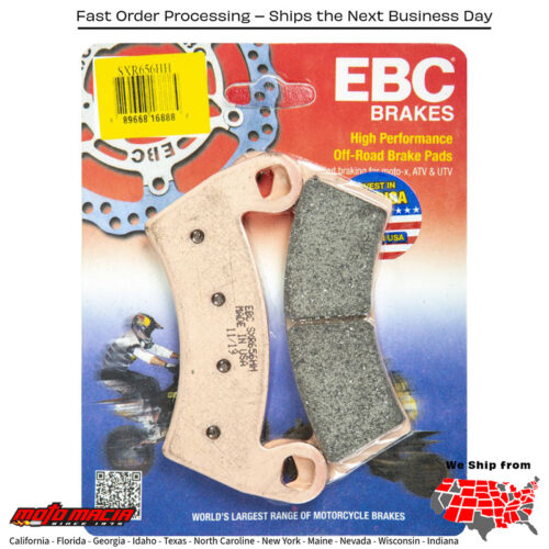 Brake Pads Sxr656hh Sintered Series Polaris Rzr 900 2014-2019