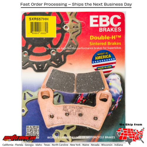 Brake Pads Sxr657hh Sintered Series Polaris Rzr 900 2015-2019