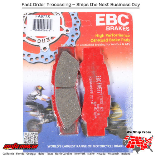 Brake Pads Fa677x Carbon X Series Yamaha Yxz 1000 R 2016