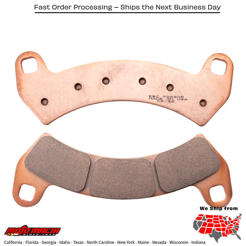 Brake Pads Fa680r Sintered R Series Polaris Rzr Xp Turbo Eps 2016-2016 - Image 2