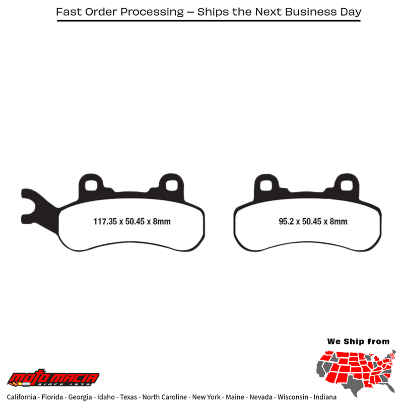 Brake Pads Fa683r Sintered R Series Can-Am Maverick X3 Turbo 2017-2018 - Image 3