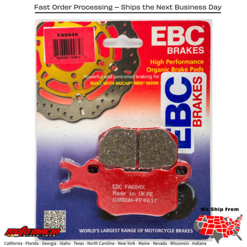 Brake Pads Fa684x Carbon X Series Can-Am Defender Hd10 2016-2016