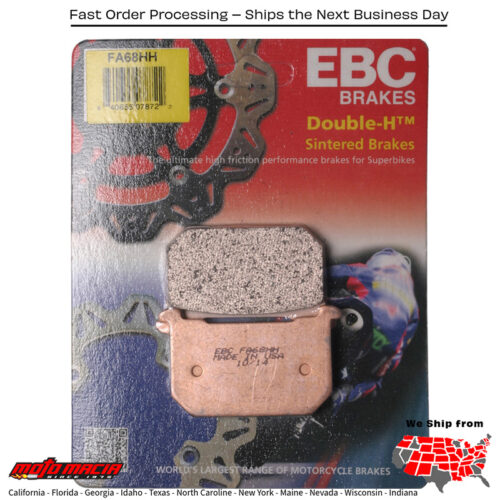 Brake Pads Fa68hh Double-H Sintered Kawasaki Kz750e [2cyl] 1980-1982 Kawasaki