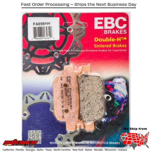 Brake Pads Fa698hh Double-H Sintered Benelli Tnt 300 2017-2018