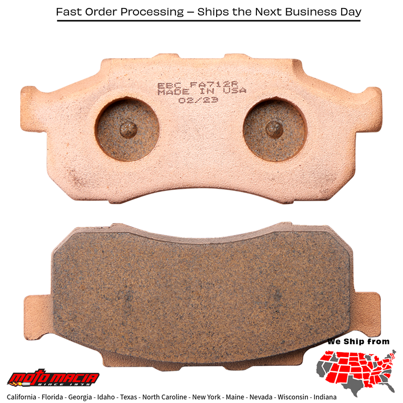 Brake Pads Fa712r Sintered R Series Honda Sxs500m2 Pioneer 500 2015-2017 - Image 2