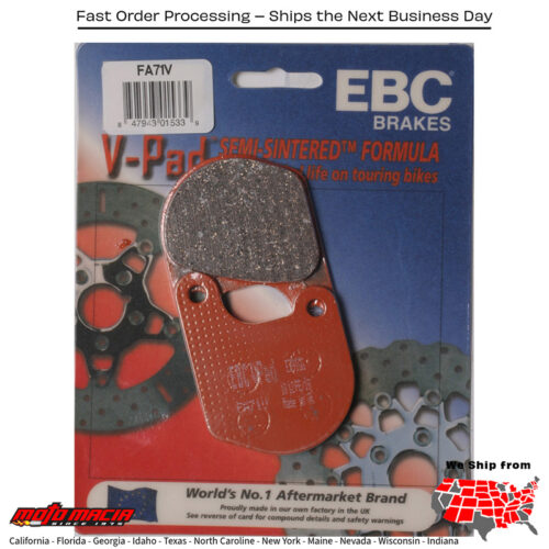 Brake Pads Fa71v Semi-Sintered V Series Harley-Davidson Fxr Super Glide 198