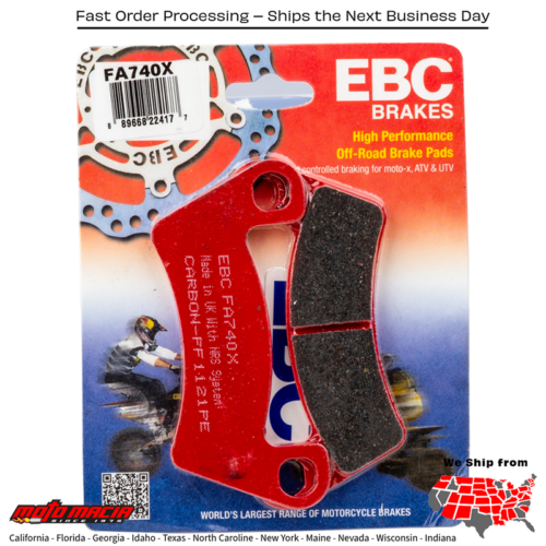 Brake Pads Fa740x Carbon X Series Arctic Cat Prowler Pro Crew 2020-2020 Arc