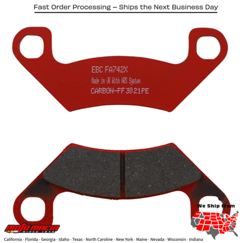 Brake Pads Fa742x Carbon X Series Arctic Cat Prowler Pro Crew 2020-2020 Arc