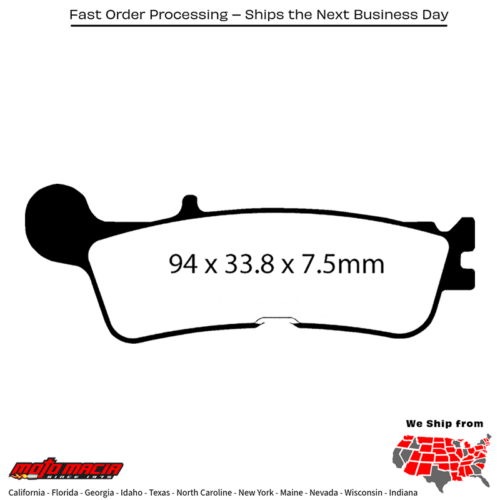 Brake Pads Fa755r Sintered R Series Yamaha Yz450f 2020-2021 Yz250f