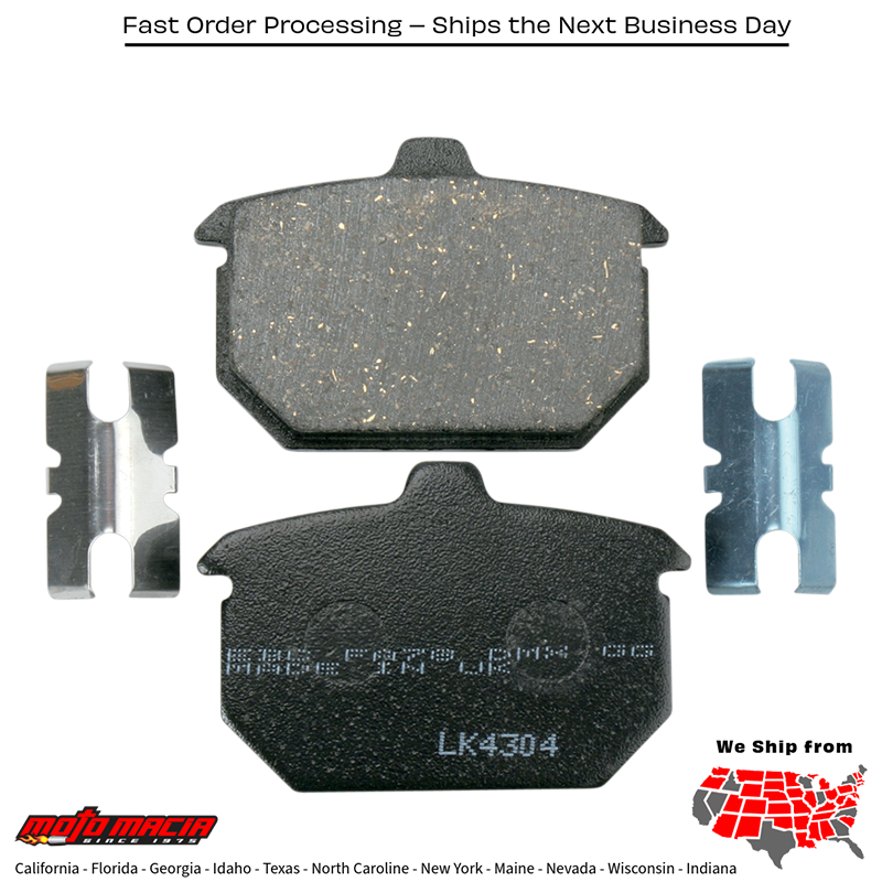 Brake Pads Fa78 Organic Harley-Davidson Fxr Super Glide 1982-1987 - Image 2