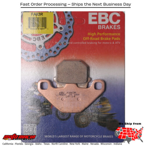 Brake Pads Fa83r Sintered R Series Zero S 2010-2012 Ds 2010-2012 more