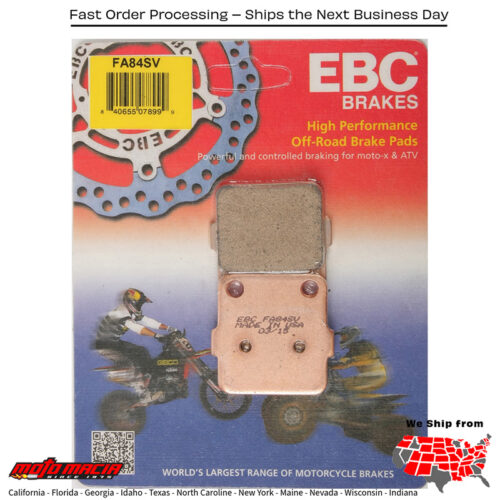 Brake Pads Fa84sv Severe Duty Sv Series Honda Trx420fa1 Rancher 4x4 At Dct