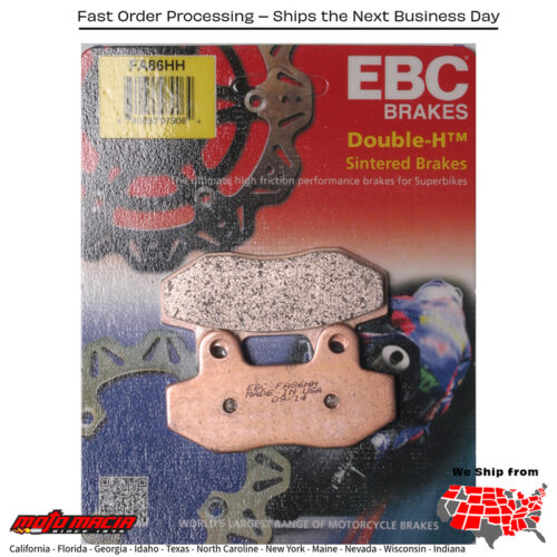 Brake Pads Fa86hh Double-H Sintered Hyosung St7 2010-2011 Honda Cmx250 Rebel