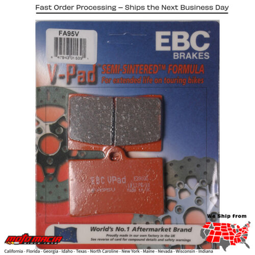 Brake Pads Fa95v Semi-Sintered V Series Ducati 916 1994-1998 Moto Guzzi Day more