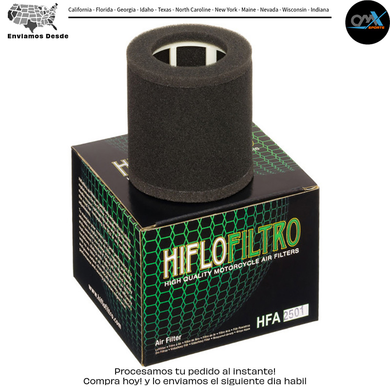 Air Filter Kawasaki En500 Vulcan 500 1990-1996