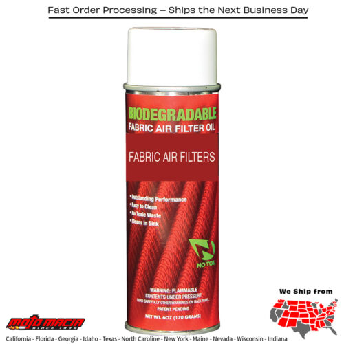 FABRIC AIR FILTER OIL 6OZ
