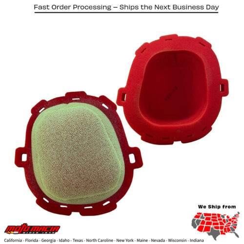 SUPER FLO RPL FILTER CRF250/450 Honda CRF450RX 2021-2023 Honda CRF450R W.E. 2021-2023 Honda CRF450R 2021-2023 Honda CRF250R 2022-2023 Honda CRF250RX 2022-2023