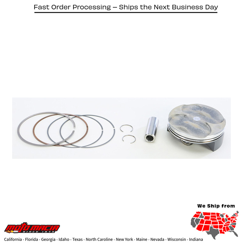 Piston Kit Forged Nikasil Cyl 77.98/Std 13.5:1 Honda CRF250R 2004-2005