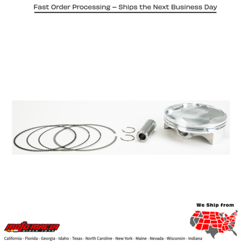 Piston Kit Forged Nikasil Cyl 95.97/Std 13.5:1 Honda CRF450RX 2017 - More