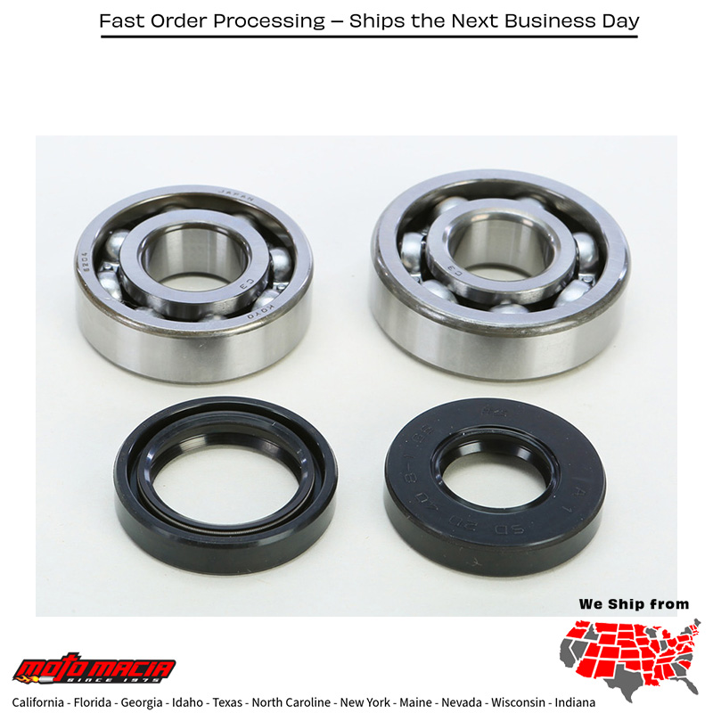 Crankshaft Bearing & Seal Kit Yamaha Yz80 1993-2001 Yz85 2002-2018