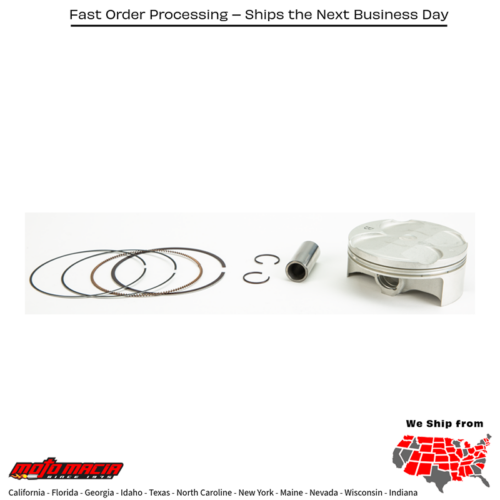 Piston Kit Forged Nikasil Cyl 76.96/Std 13.5:1 Yamaha Yz250fx 2017-2