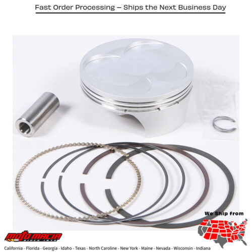 Piston Kit Forged Nikasil Cyl 96.96/Std 12.5:1 Yamaha Yz450f 2010-2013