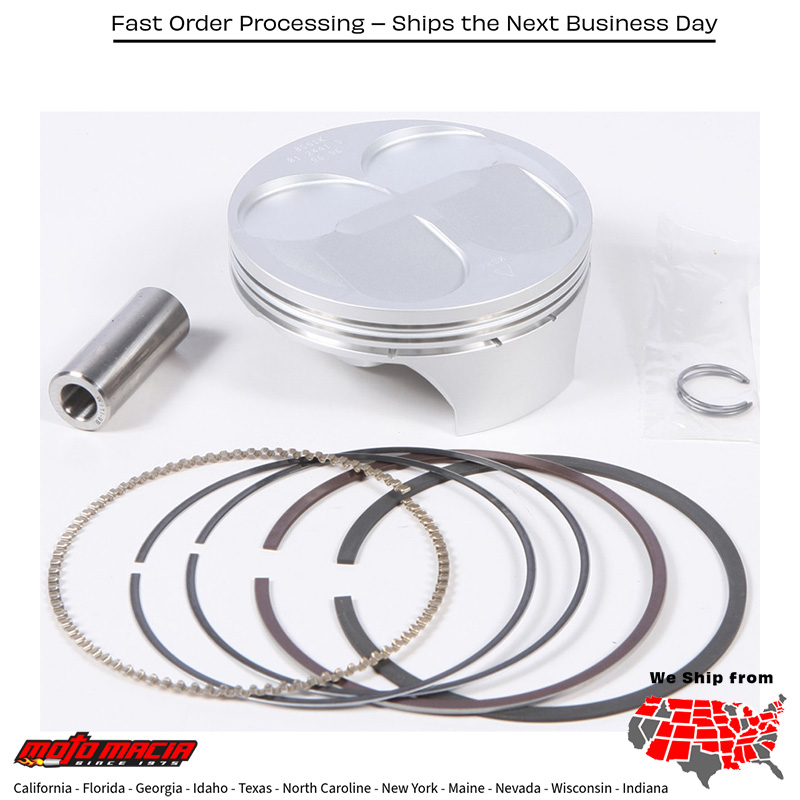 Piston Kit Hc Frgd Nikasil Cyl 96.96/Std 13.5:1 Yamaha Yz450f 2010-2013