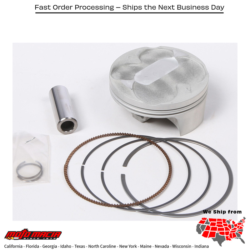 Piston Kit Forged Nikasil Cyl 76.96/Std 13.4:1 Suzuki Rm-Z250 2007-2009