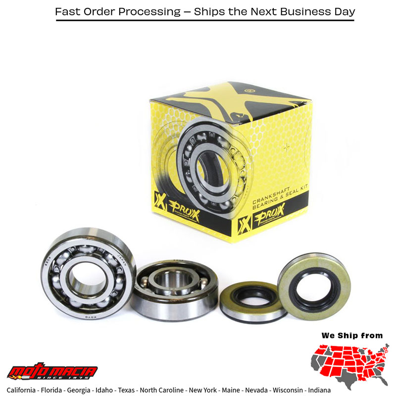 Crankshaft Bearing & Seal Kit Kawasaki Kx80 1982-1984